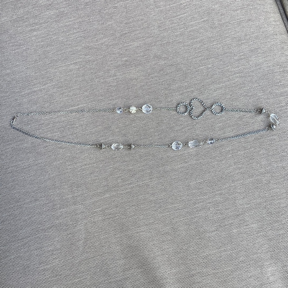 4 for $10 | Vintage silver toned asymmetrical necklace - Picture 1 of 6